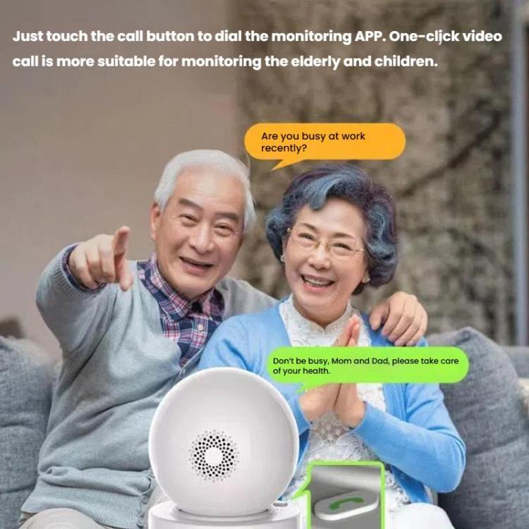 WiFi Two-Way Video Call Smart Panoramic Camera With 2.8-Inch Screen Supports Voice Wake-Up And One-Button Calling WiFi Two-Way Video Call Smart Panoramic Camera With 2.8-Inch Screen Supports Voice Wake-Up And One-Button Calling